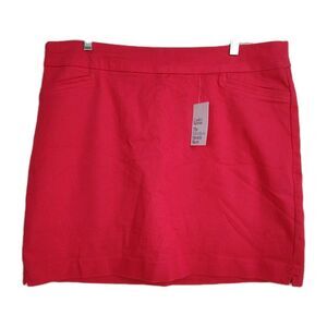 NWT Croft & Barrow Skort Women's 14 Reg Pink Effortless Stretch Skort Pull-On